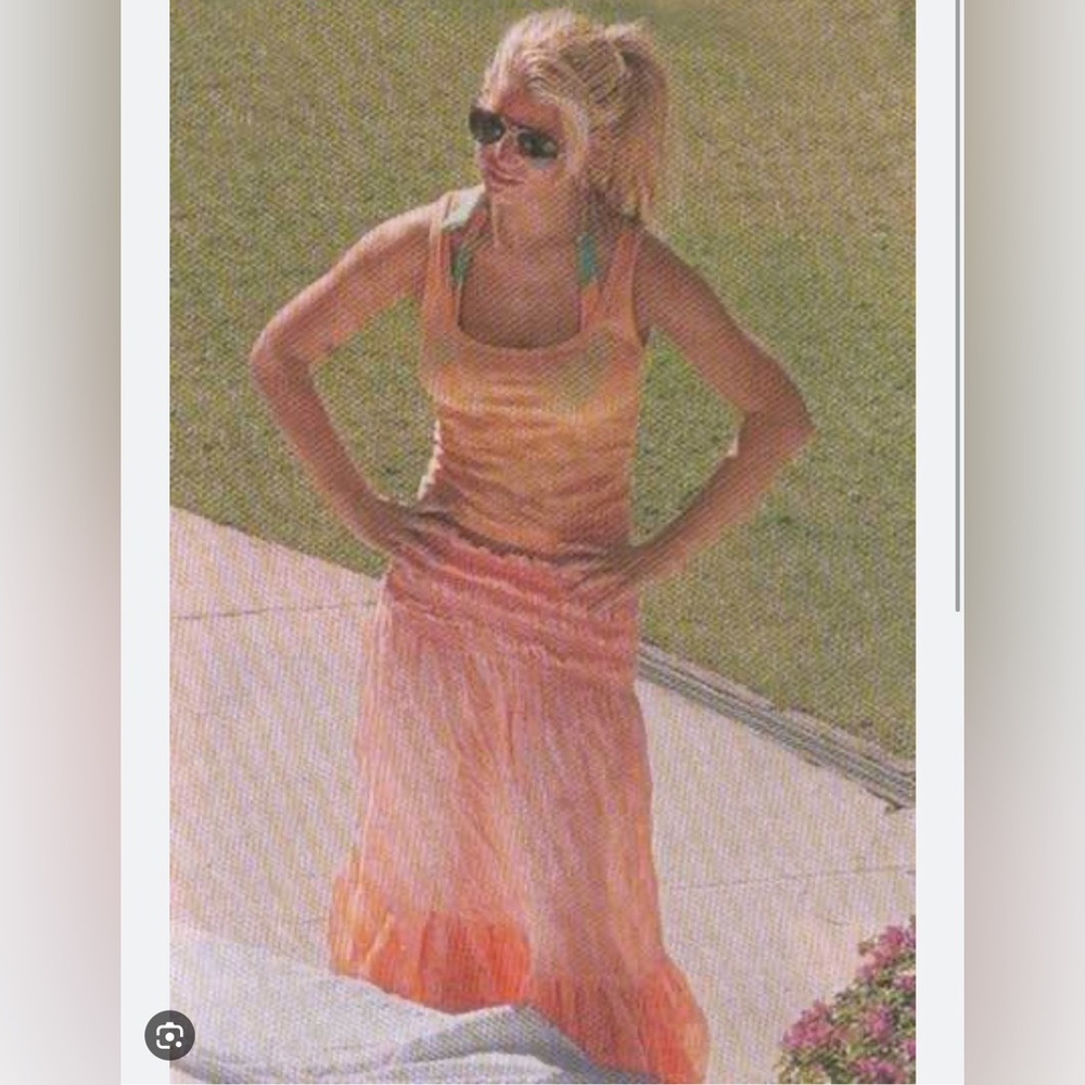 Cool Change Maxi skirt ASO seen on Jessica Simpson newlyweds S